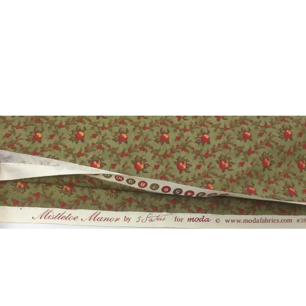 Mistletoe Manor 3 Sisters for Moda Christmas Carol Floral Fruit Quilting Fabric